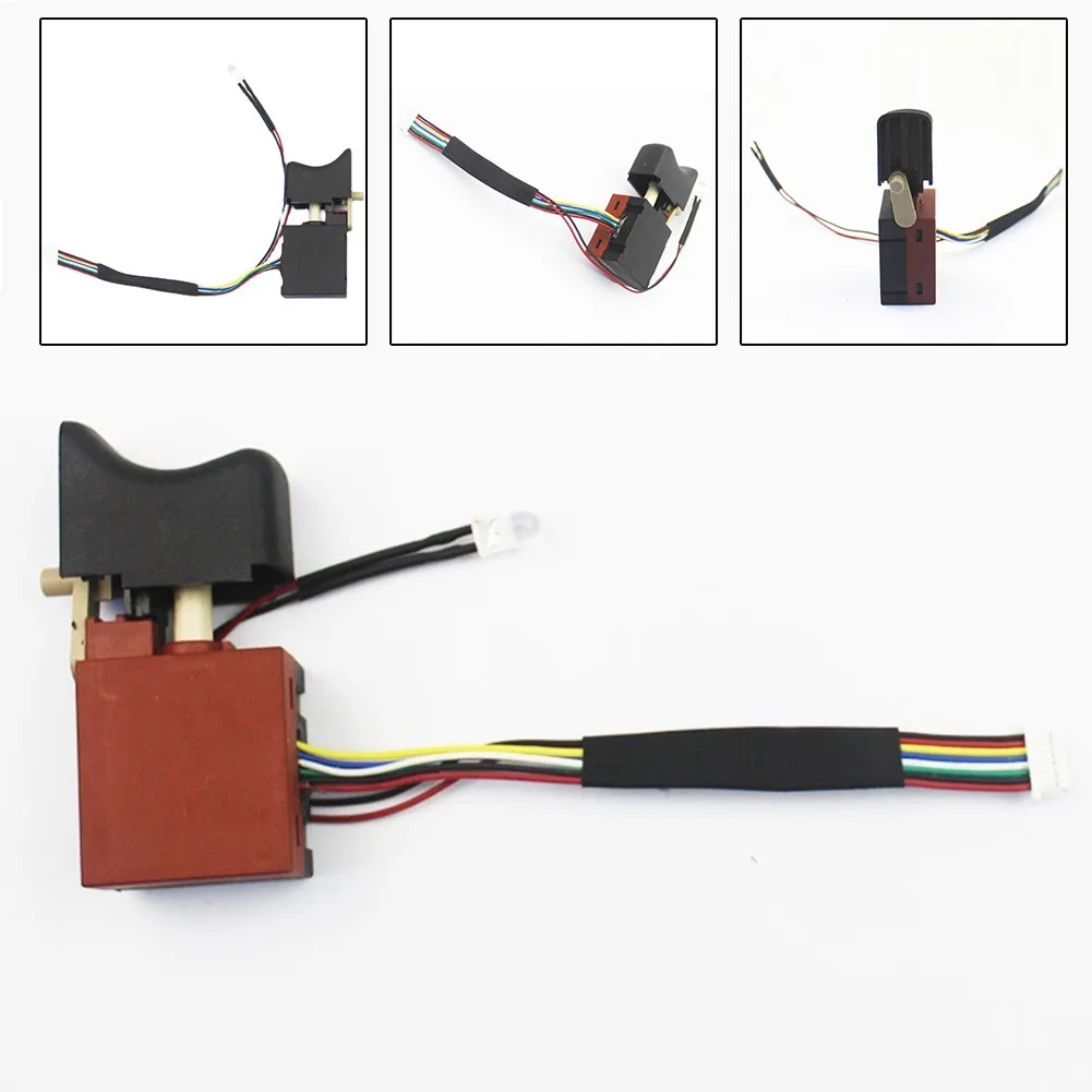 

7.2V‑24V 16A Speed Controller Switch Electric Wrench Power Tools Adjustable Speed Switch With Light For 2106 Brushless