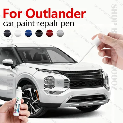 Para Mitsubishi Outlander 2001-2025 CU CW0 GF0 GG0 pluma de reparación de pintura removedor de arañazos DIY accesorios para automóviles negro blanco