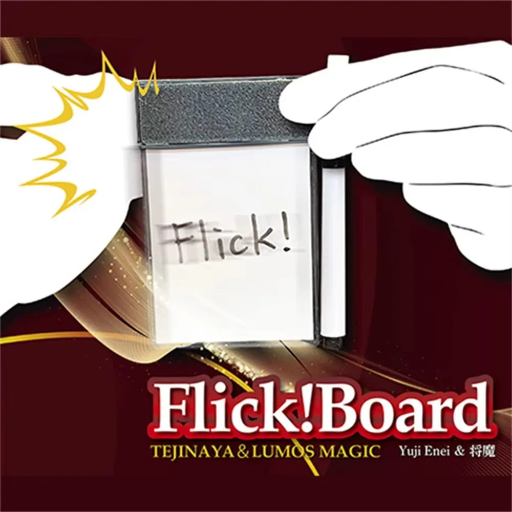 Funny Drawing Board Flick Pad Gimmicks Magie Props Street Easy To Do Magic Whiteboard Magic Props Bar Performer Beginner