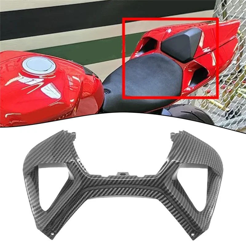 Motorcycle Upper Carbon Fiber Rear Center Tail Seat Spoiler Fairing Middle Panel Cowl for Ducati Panigale 899 1199 Accessories