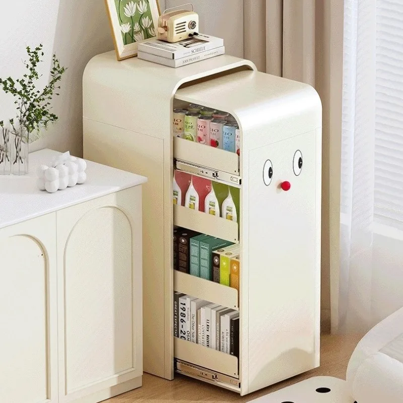 

Carbon Steel Storage Cabinet Adjustable Height Drawer Storage Cabinets Multifunctional Wheels Organize Rack Home Organization