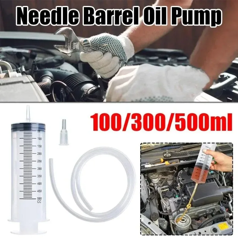 

1 шт. новинка для 100/300/500 мл + 30 см пластиковый шприц-труба портативный автомобильный инжектор для чистой воды с воздуховодом многофункциональный