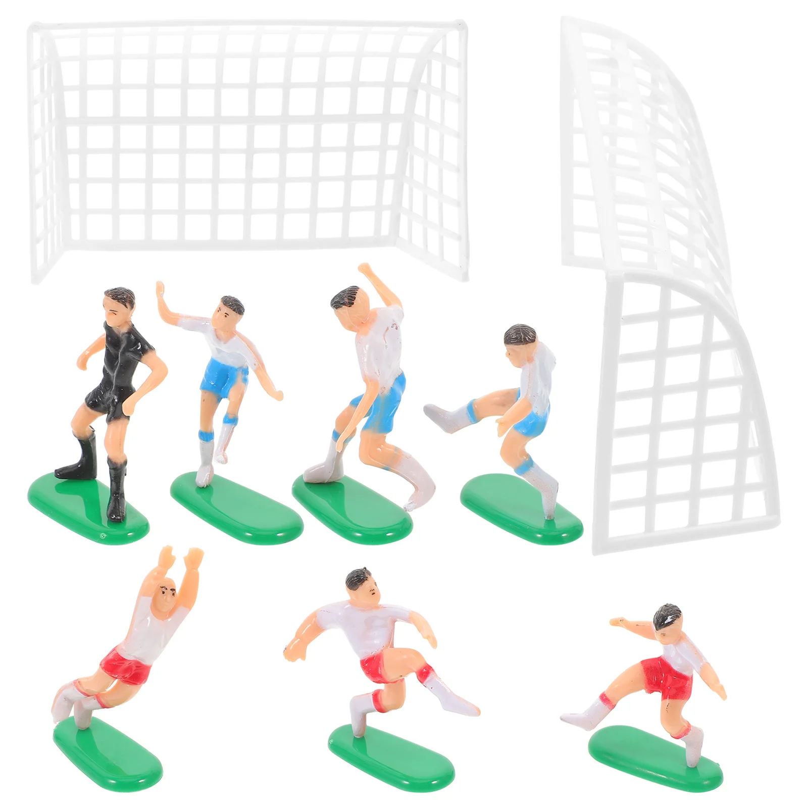 

18pcs Football Team Decor Cake Ornaments Birthday Cake Topper Party Dessert Adornment Small Gift Football Game Theme Decor