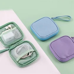 Mini Digital Storage Bag Headphones Case Chargers Data Cables  Power Bank Portable Electronic Accessories Organize Bag  Travel