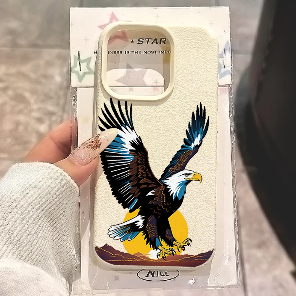 Soaring Eagle Handyhülle für iPhone 17 16 15 14 13 12 11 ProMax 16 15 14 Plus 17 16 15 14 13 12 Pro 17Air Silikon Matte Hülle – Detail 1
