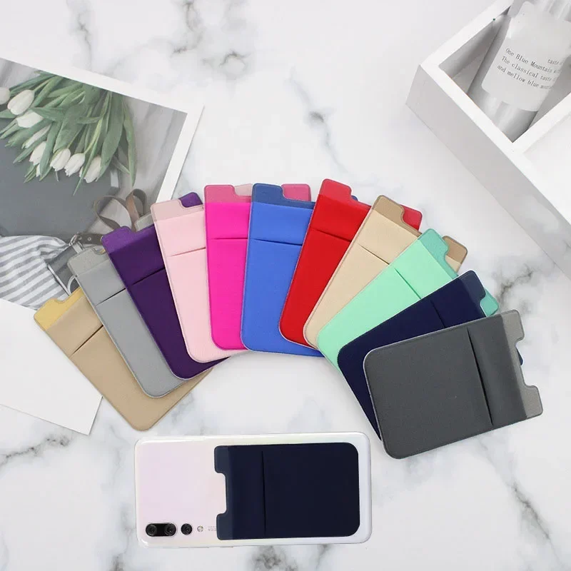عصا جيب للهاتف مرنة على محفظة البطاقات ، ملصق لاصق للرجال ، حقيبة كم لبطاقة الائتمان ، جودة عالية