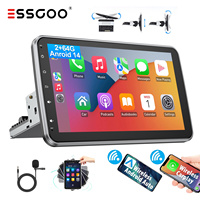 ESSGOO 1 DIN Universal Android 14 2+64G Carplay Car Radio 10\