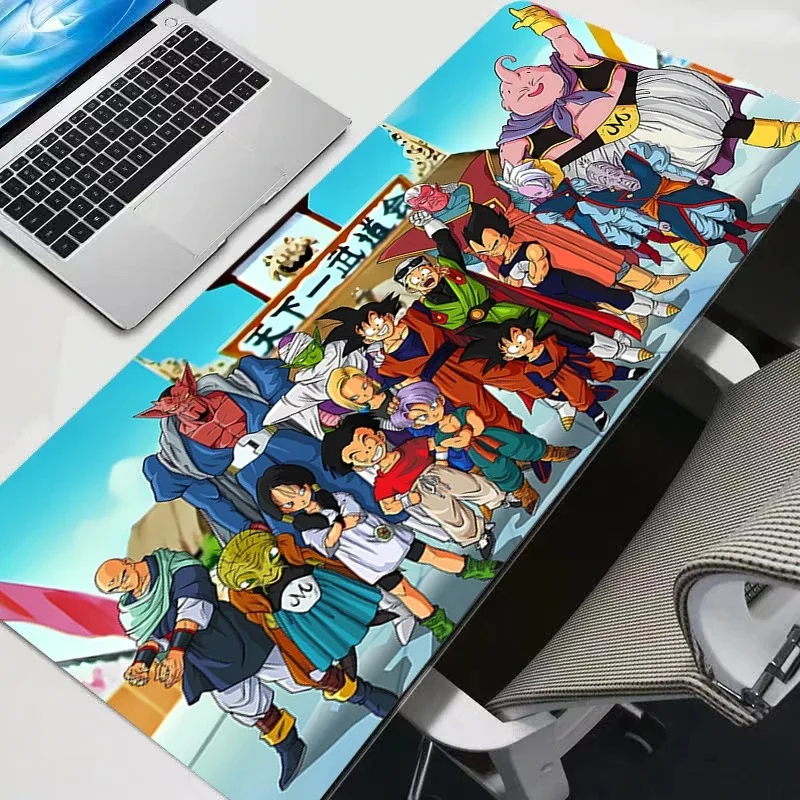 Großer Gaming-Tastaturteppich, Laptop, Japan, cooles Anime-Mauspad, neues XXL, Schwarz, DBZ, Dragon Ball Z, Schreibtischunterlage, PC-Gamer-Teppich, Mauspad