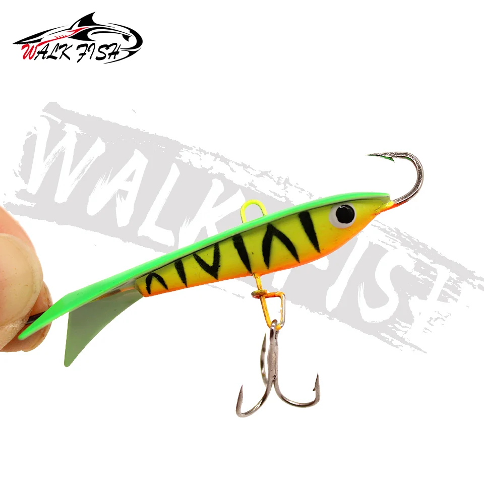 WALK FISH 7.5g 9g 10.5g 18g Sinking Ice Jig Lure Balancers For Winter Fishing Goods Wobbler For Pike Crankbaits Fishing Tackle