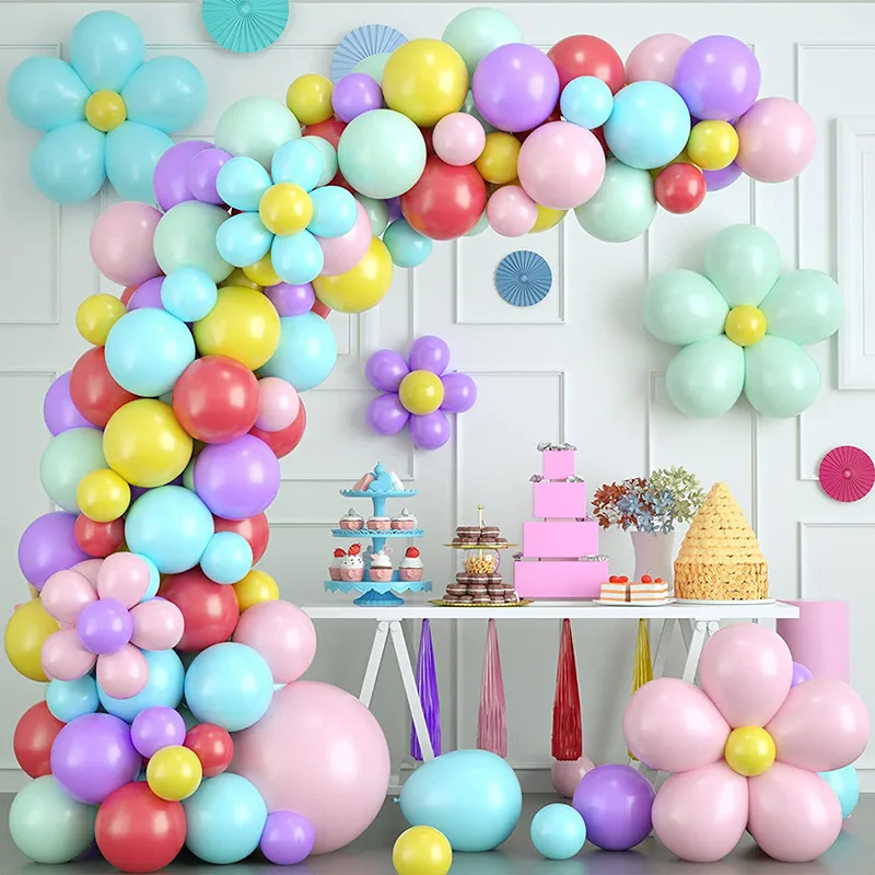 

Blazing with Colour Balloon Garland Arch Kit Ballon Wedding Birthday Party Decor Kids Gender Reveal Baptism Baby Shower Decor