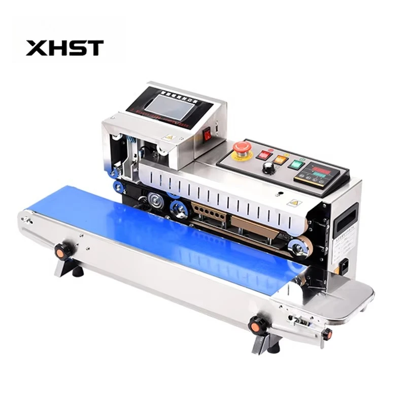 

FR1600 Автоматическая машина для непрерывной запайки пакетов с интеллектуальной струйной печатью, горизонтальный термозапайщик для пластиковых и алюминиевых пакетов