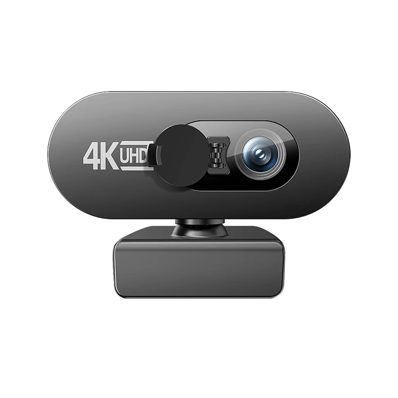 

High Definition 4K Webcam for PC with Microphone and Auto Focus; Mini Web Camera Compatible with Laptops and Computers via USB