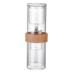 Glass Ice Drip Coffee Pot Portable Tea Coffee Kettle 500ml Pot Bottle for Travel