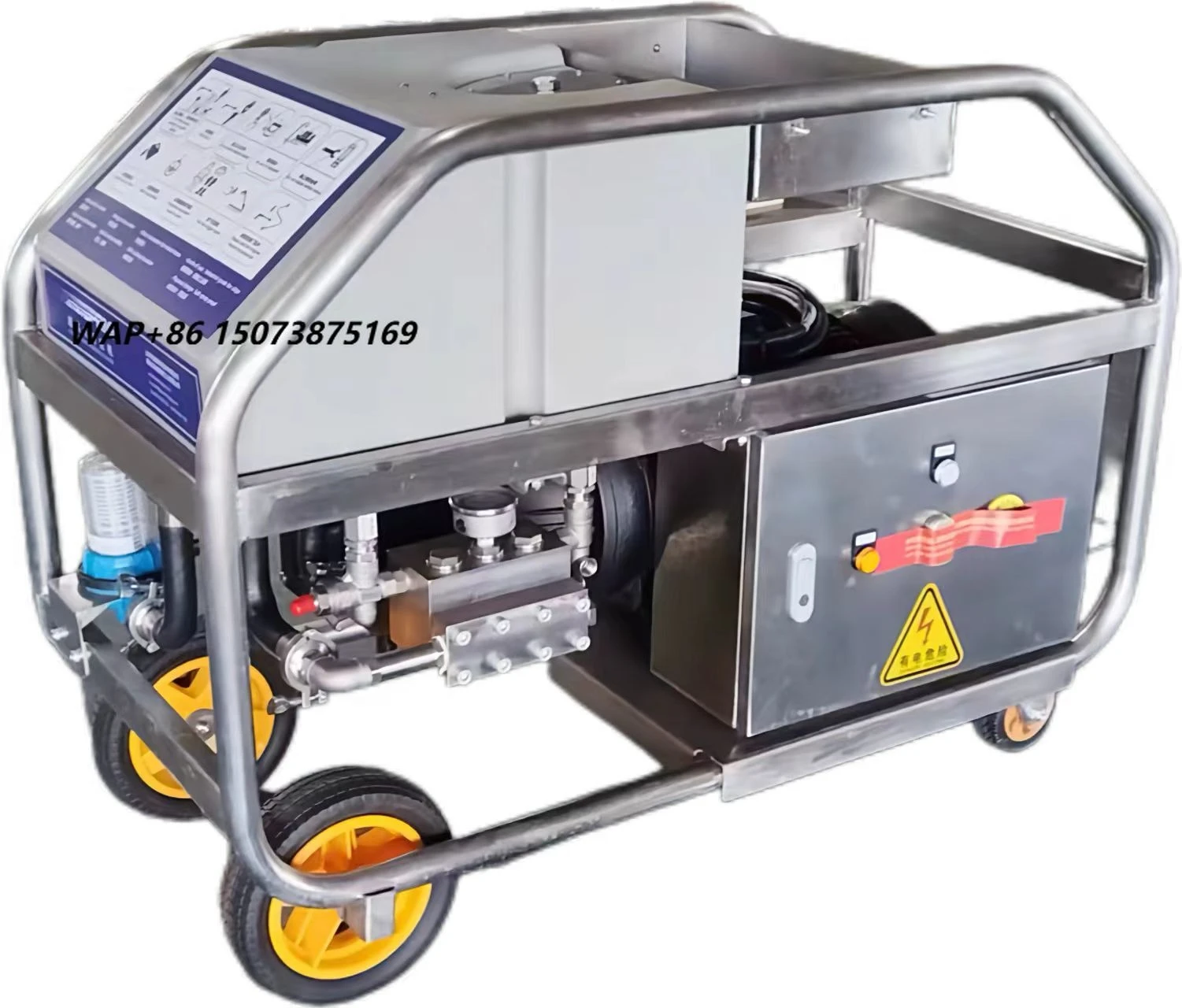 500bar 20/23 L/min 380/440 V Flowing High Pressure Washers Power Wash Cleaning Machine 7252 psi Water Jet High Pressure Washer