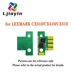 Wersja NA/EUR/ME/AP/LA 80 c1sk0/80 c2sk0/80 c5sk0 Toner Chip dla Lexmark CX310/CX410/CX510