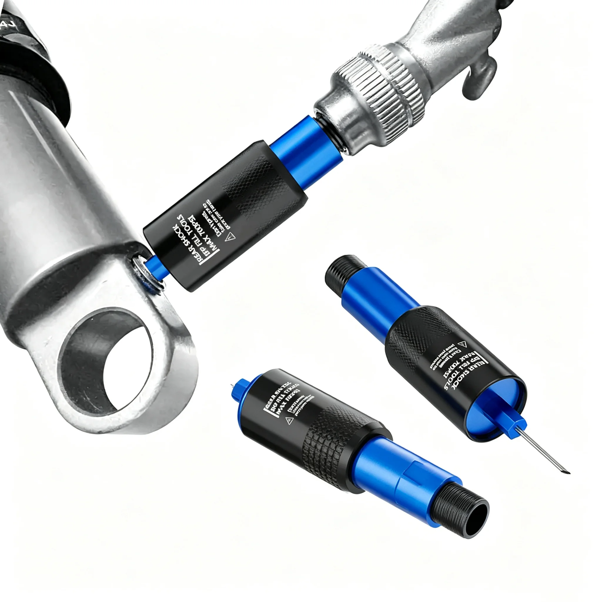 Professional IFP Inflator Tool for Rear Shocks Hidden Needle Design Rated For Fox RP2/23/FLOAT-X/CTD/FLOAT-DPS X-Fusion CCDB