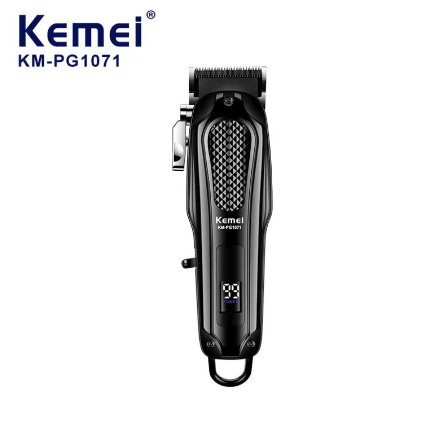 Kemei Km-pg1071 Professionele Tondeuse Trimmer Display Elektrische Draadloze Krachtige Tondeuse Trimmer