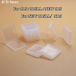 1piece Transparent white Game Case For 3DS for NDSi NDS SD TF MS Game Cartridge Storage Box for NDSL for New 3DS XL
