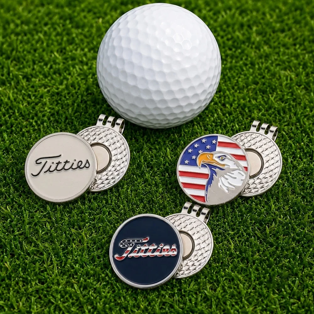 Lustiger Golfball-Marker mit magnetischem Hutclip für Männer und Frauen, Golf-Zubehör-Geschenke für Golfer, abnehmbare Golf-Hutclip-Marker – Detail 8