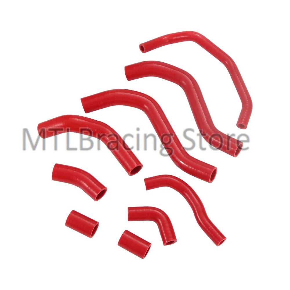 Black/Red Silicone Radiator Hose Water Pipe Set For HONDA CBR600RR CBR 600RR 2007-2026 2008 2009 2010 2021 2022 2023 2024 2025