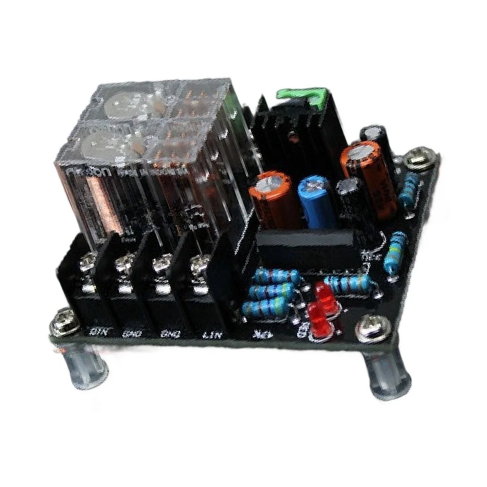 Speaker Protection Board Based on UPC1237 IC Dual Switch Architecture 300W Capacity DC Monitoring and LED Status Display