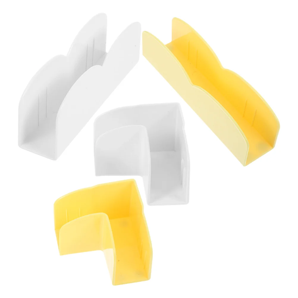 Supporto antiscivolo da pavimento con base in plastica da 4 pezzi per stabilizzatore riutilizzabile per box domestico Utilizzare accessori per box