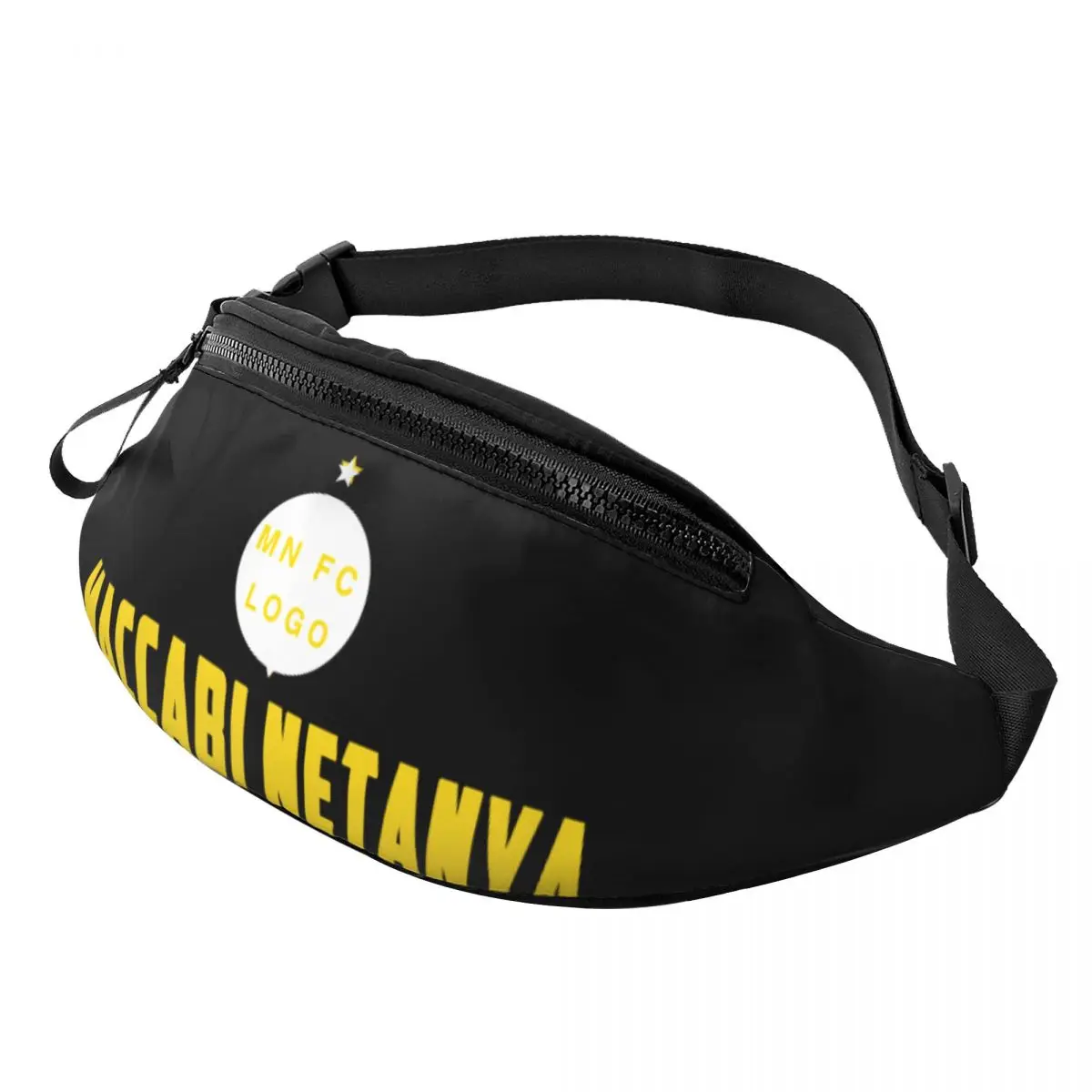 

Maccabi Netanya FC Crossbody Fanny Pack Enjoy Sports Festival Workout Traveling Running Casual Wallets Waist Pack Phone Bag