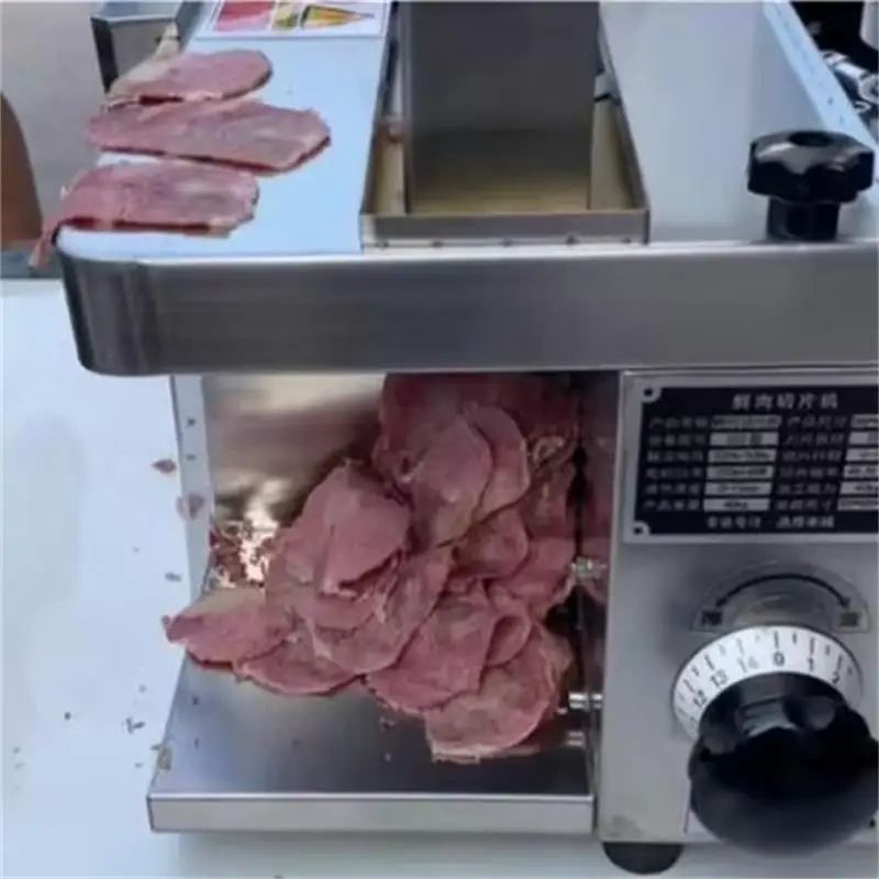Cortador de carne eléctrico, cortador de verduras, máquina cortadora de carne fresca, rebanador de verduras