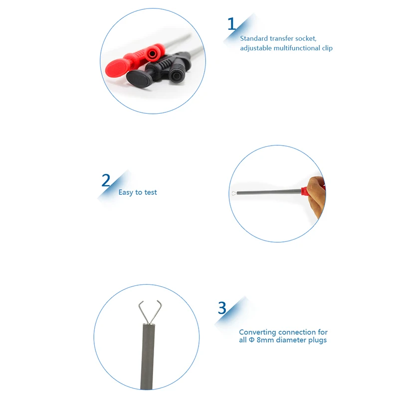 UNI-T UT-C07 Multifunctional Electric Test Clip Banana Type Interface Electrical Accessories