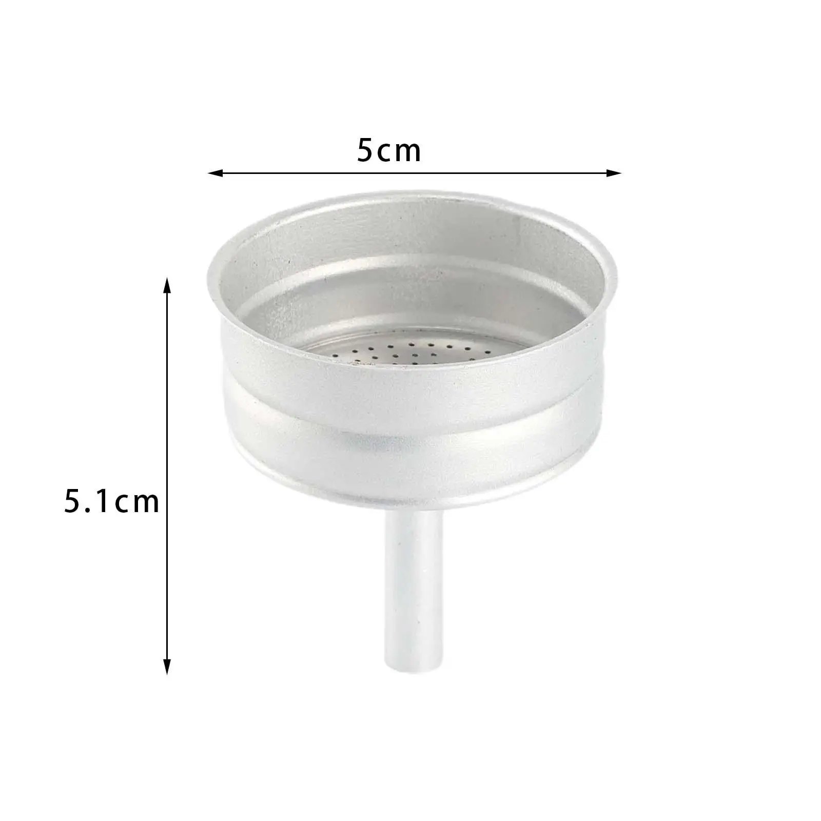 Moka Pot Trechter Aluminium Trechter Filter Voor Koffiepot Accessoire