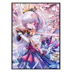 66x91mm 50PCS Holographic Sleeves Pkm Card Loader Anime Protector Card Cover for MTG WS Board Games Trading Cards