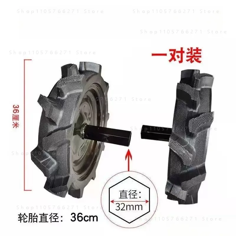 for 400-8 earth tiller wheel accessories Micro tiller solid tire