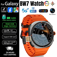 32GB ROM WIFI 4G/5G SIM Card Smart Watch Google Map Android OS GPS Rotary Camera Global Calling Storage Amoled Screen Smartwatch