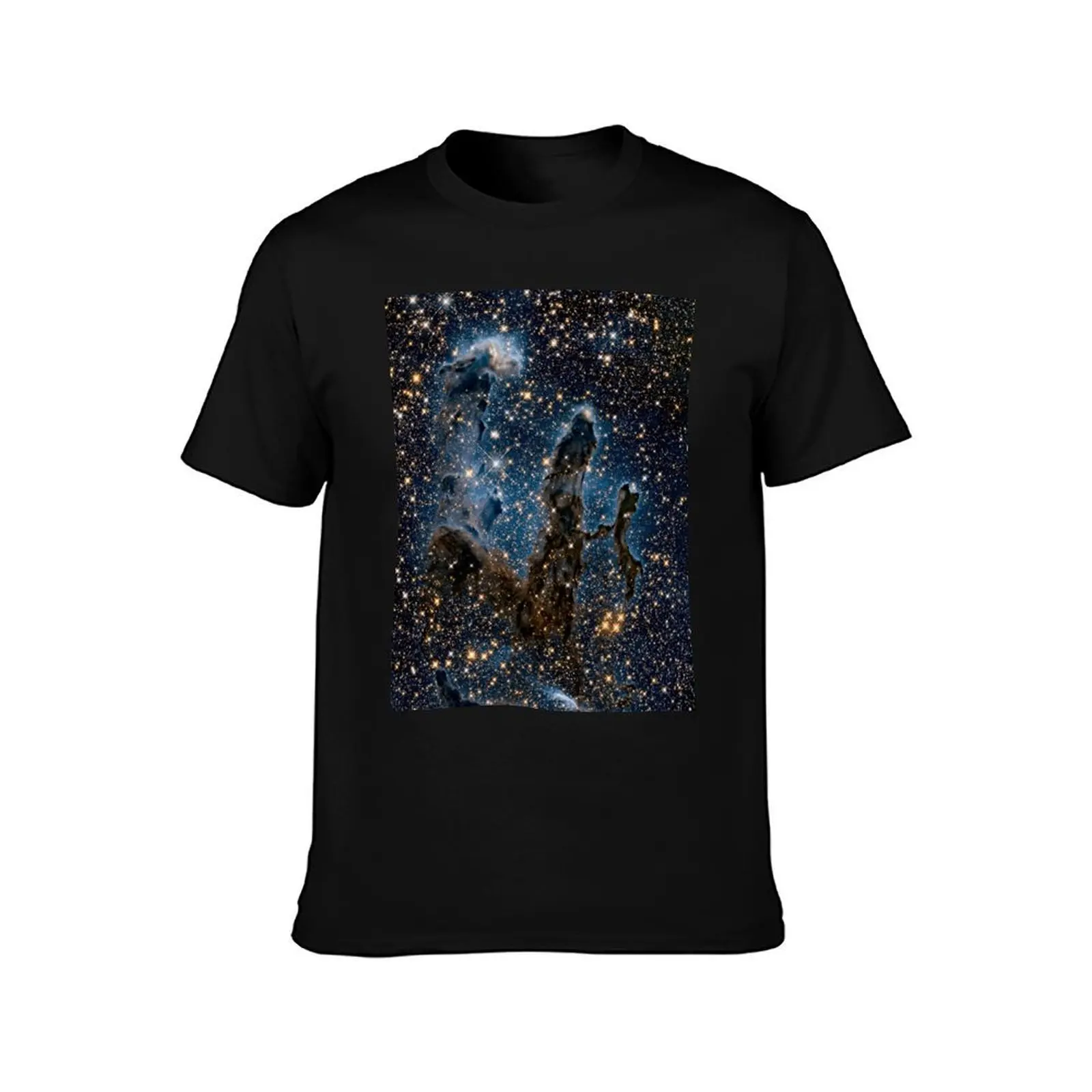 The Pillars of Creation - Eagle nebula T-Shirt, Summer Casual Cotton Tee, Oversized Streetwear Tops, Vintage Graphic Print