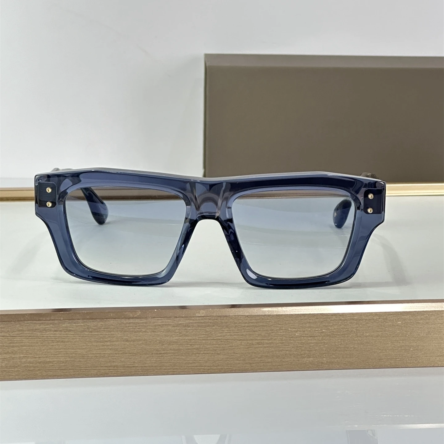 Vintage popularne grube octanowe kwadratowe damskie okulary przeciwsłoneczne GRANDMASTER-EIGHT modne okulary przeciwsłoneczne Outdoor DTS458 męskie okulary przeciwsłoneczne