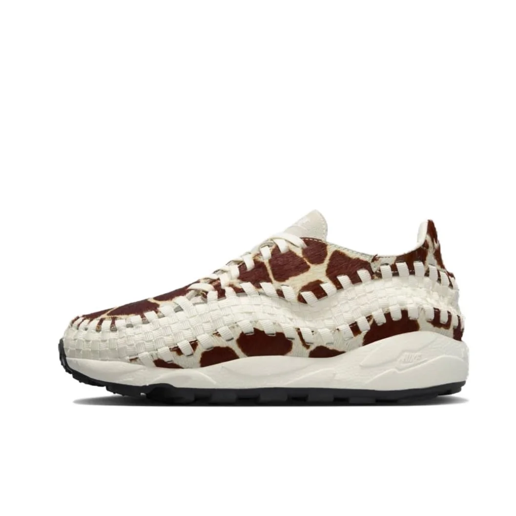 Nike Footscape Woven Man and Weman sneakers Classic Trend Casual Shoes Soft and comfortable shoes lightweight Giraffe Colourway