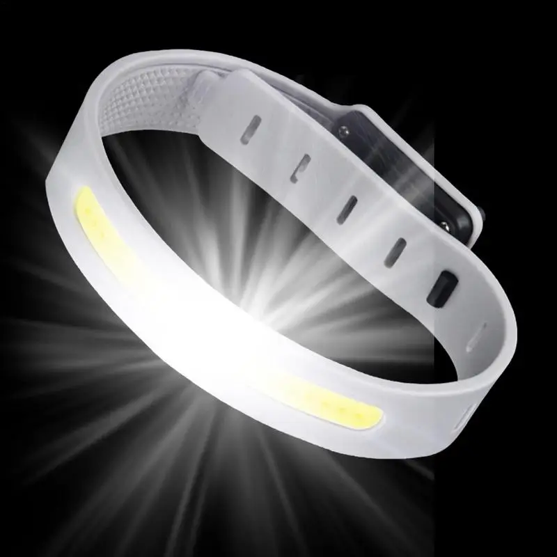 Night Running Armband LED Light Outdoor Sport Flashing Light USB Mini Portable COB Belt Arm Leg Warning Wristband Cycling Lights