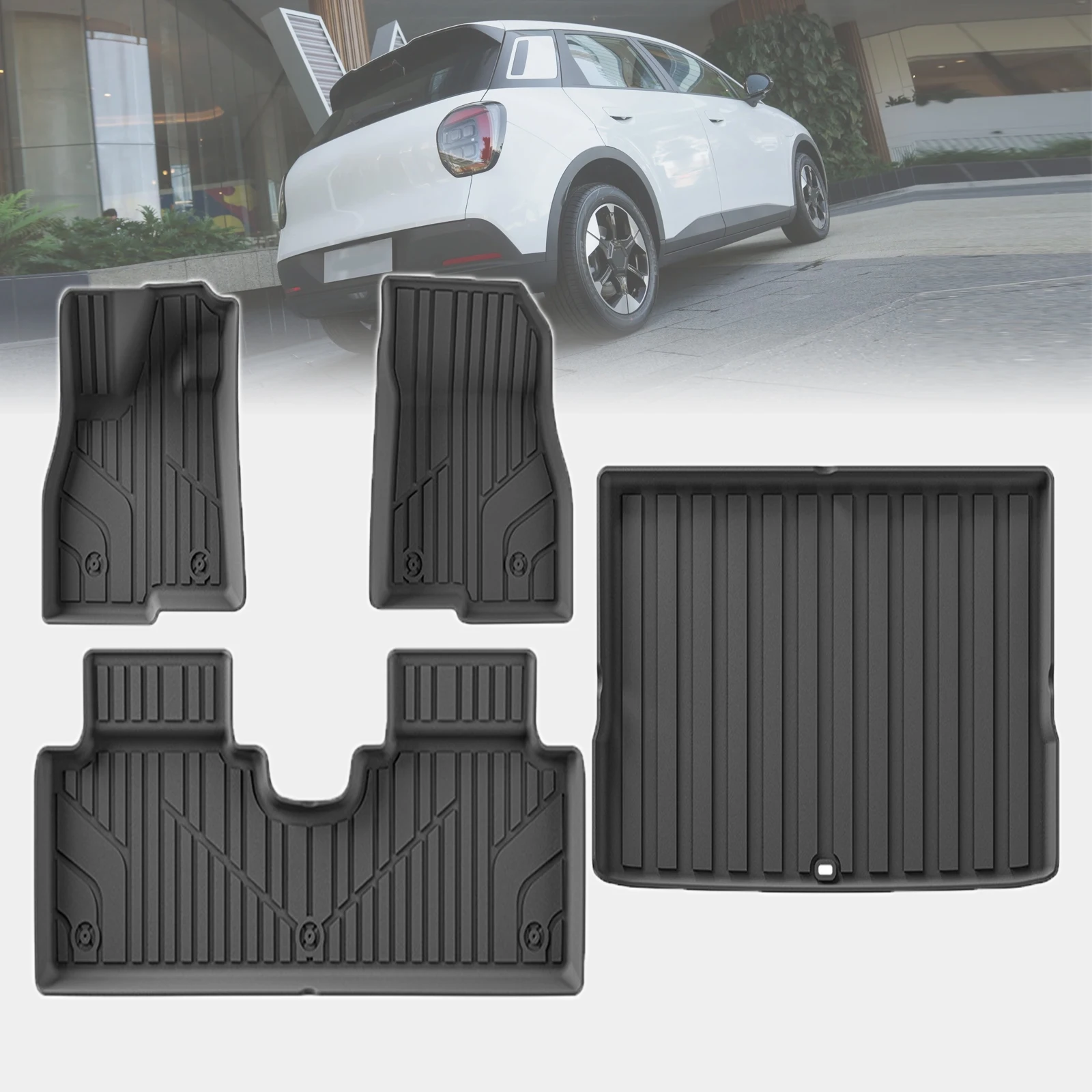 

for GAC AION UT 2025 2026 Waterproof TPE Car Mats 3D Laser Scanning Perfect Fit Odorless Accessories Easy Clean