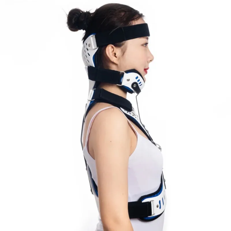 Cervical Collar Head Neck Chest Orthopaedic Brace Neck Traction Therapy Fixed Spine Rehabilitation Device Adjustable Support