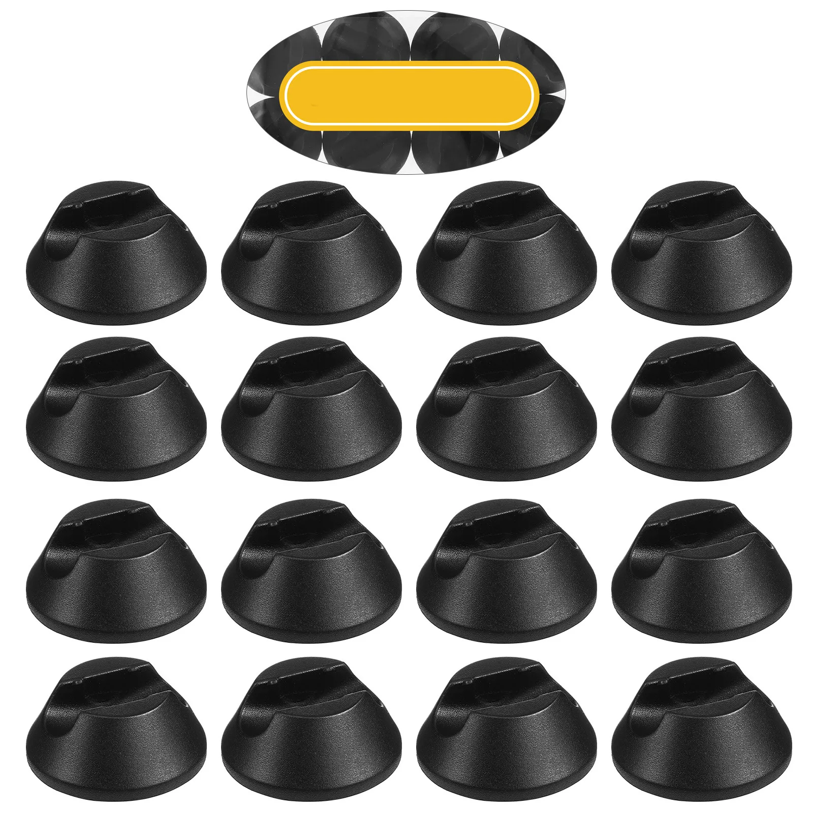 16Pcs Table Leg Floor Protectors Non-Skid Chair Feet Rubber Covers Fastening Tools for Protecting Floors Scratch Noise Reduction