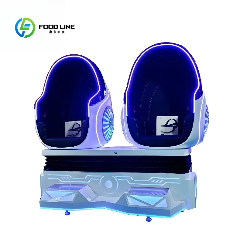 2026 New FL 9D VR Simulator Cinema Chair Indoor Adventure Park Egg Game Machine 3Dof Motion Race SimulatorFi Customized