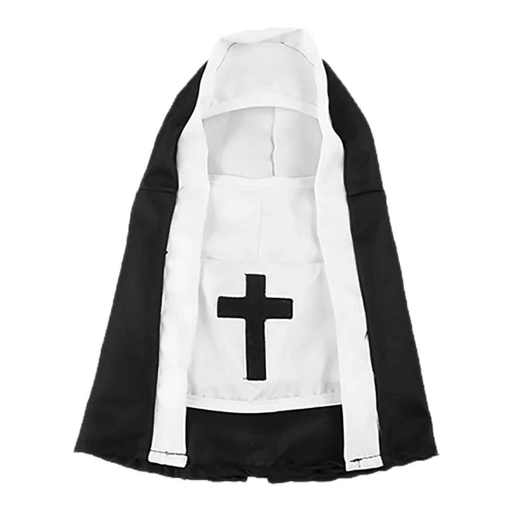 

Pet Cat Dog Nun Costume Cute Funny Nun Dress Outfit for Halloween Christmas Festival Party Cosplay Supplies Pet Holiday Dress Up