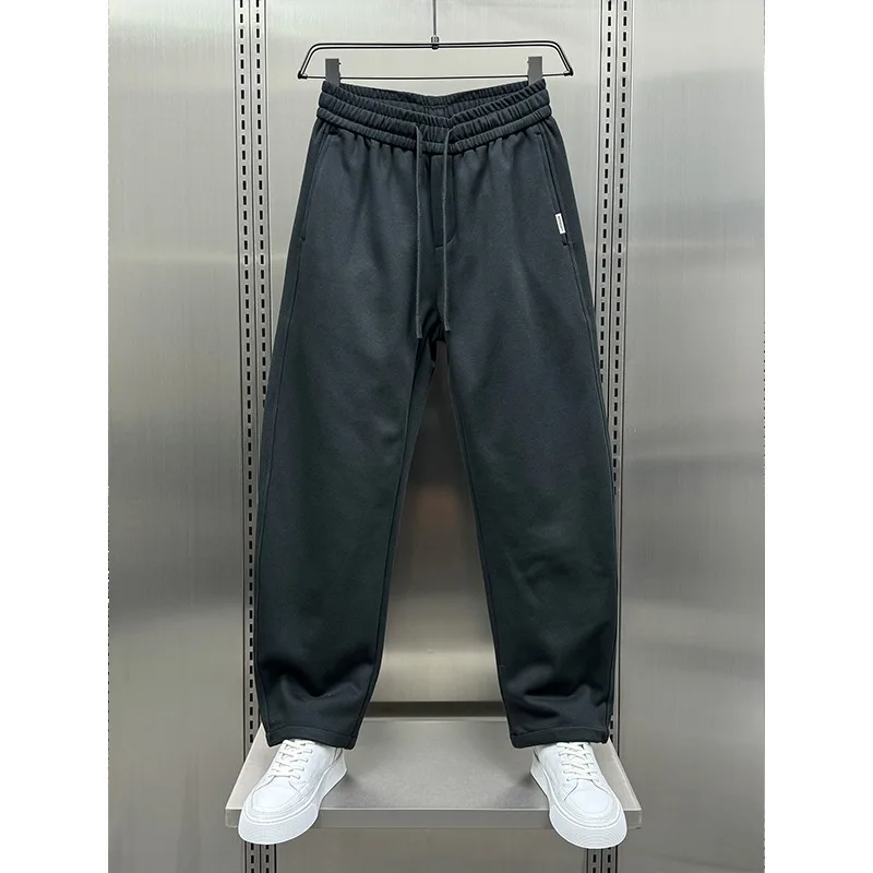 

Мужские повседневные брюки 2026, осенние свободные и универсальные спортивные брюки с изогнутыми ножками, модные брендовые брюки, мужские весенне-осенние стильные sa