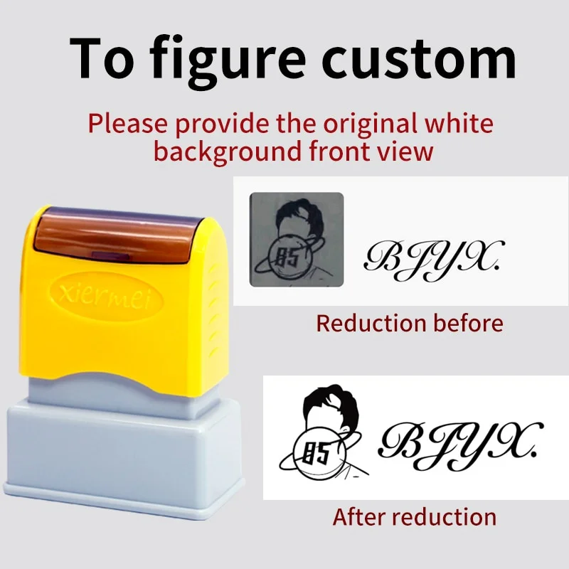 Custom Teacher Name Ink Stamp【Free ink】 Signature Calligraphy Selfing-Inking Personalized Letter Stamp For School Student Child