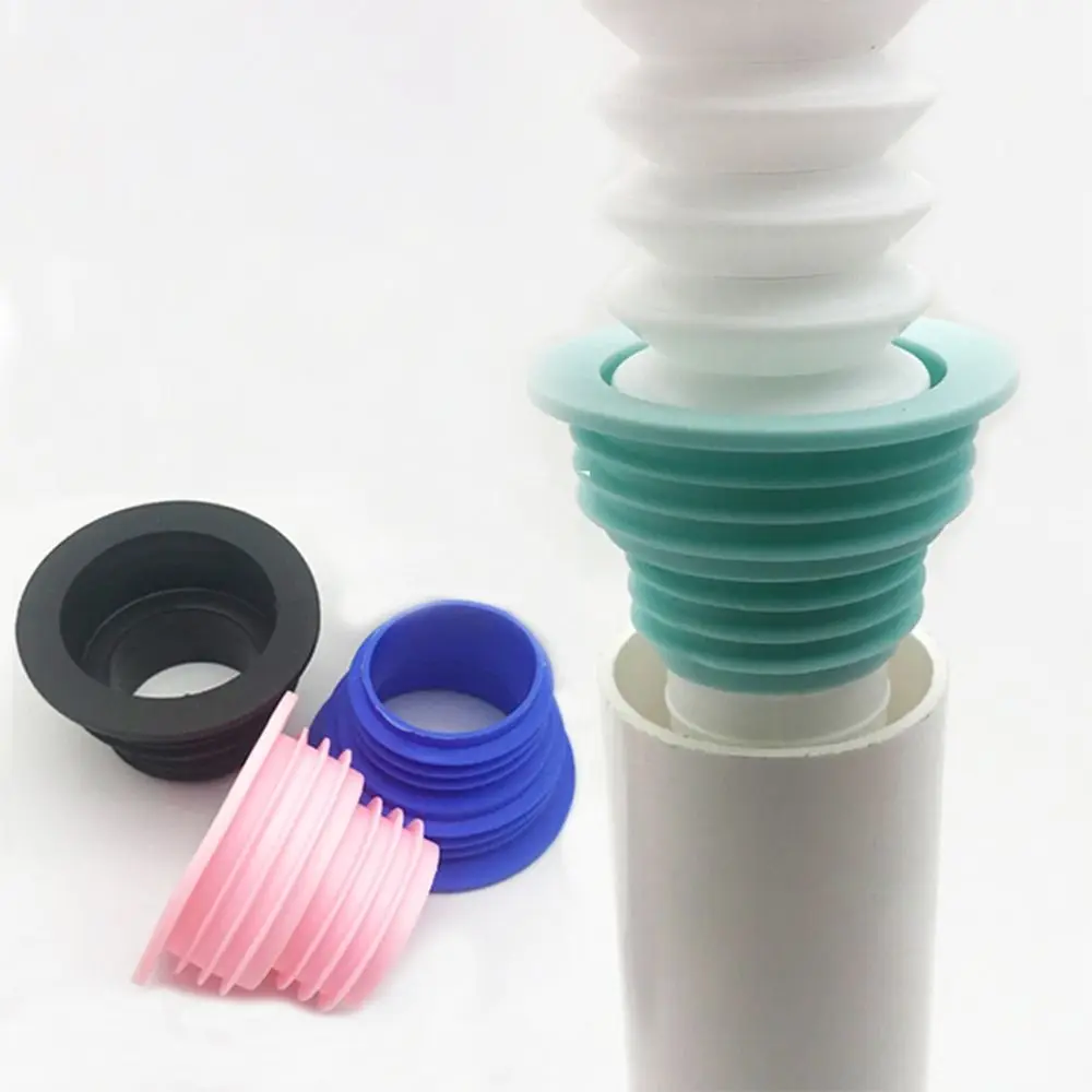 Rubber Material Leak-proof Sealing Gasket Sealing Ring Structure Deodorant Function Drain Pipe Seal Plug Drain Plug
