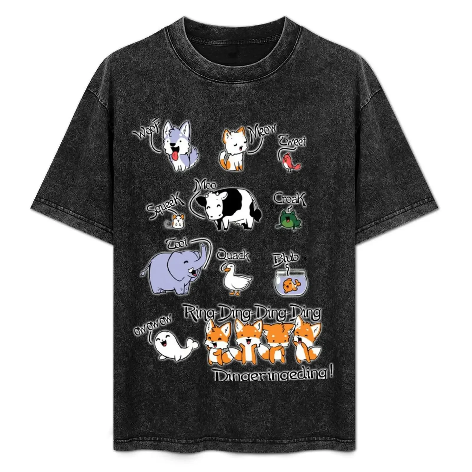 

What Does The Fox Say  T-Shirt vintage graphic tee valentines clothes shirts graphic tee funny t shirts men