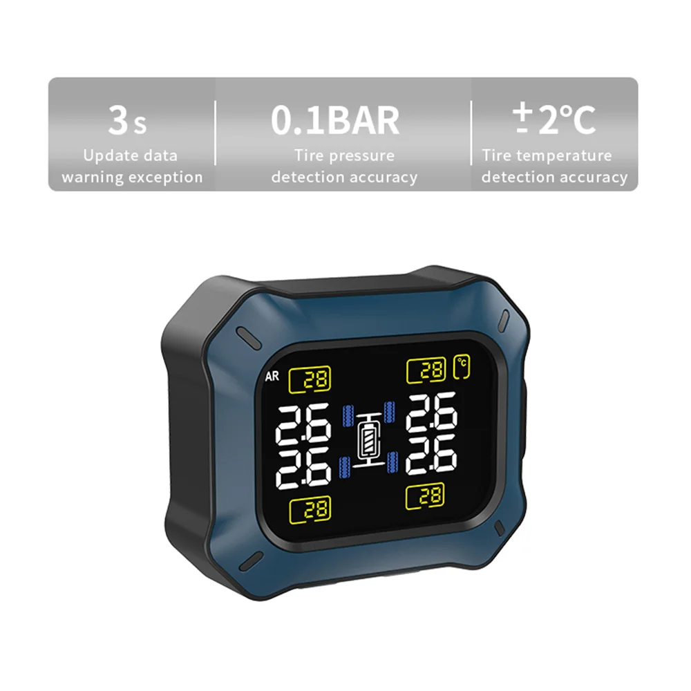 

Универсальный комплект внутренних шин TPMS для мотоцикла, ЖК-монитор + датчик 4 шт. для 4-колесного мотоцикла POLARIS HONDA Suzuki