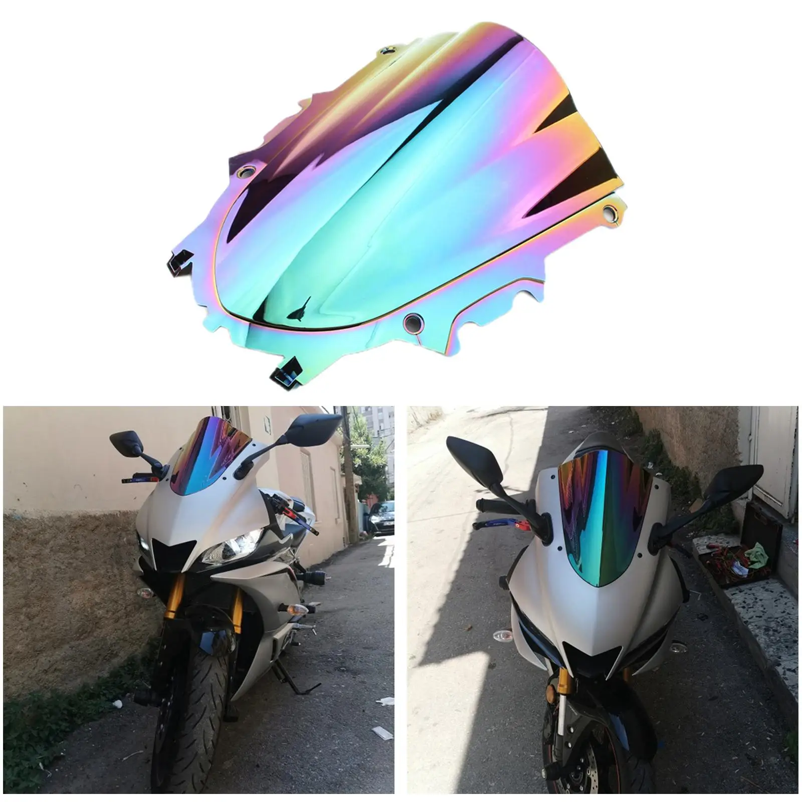 Motorcycle Windshield Windscreen Protectors 3,Glossy Surface