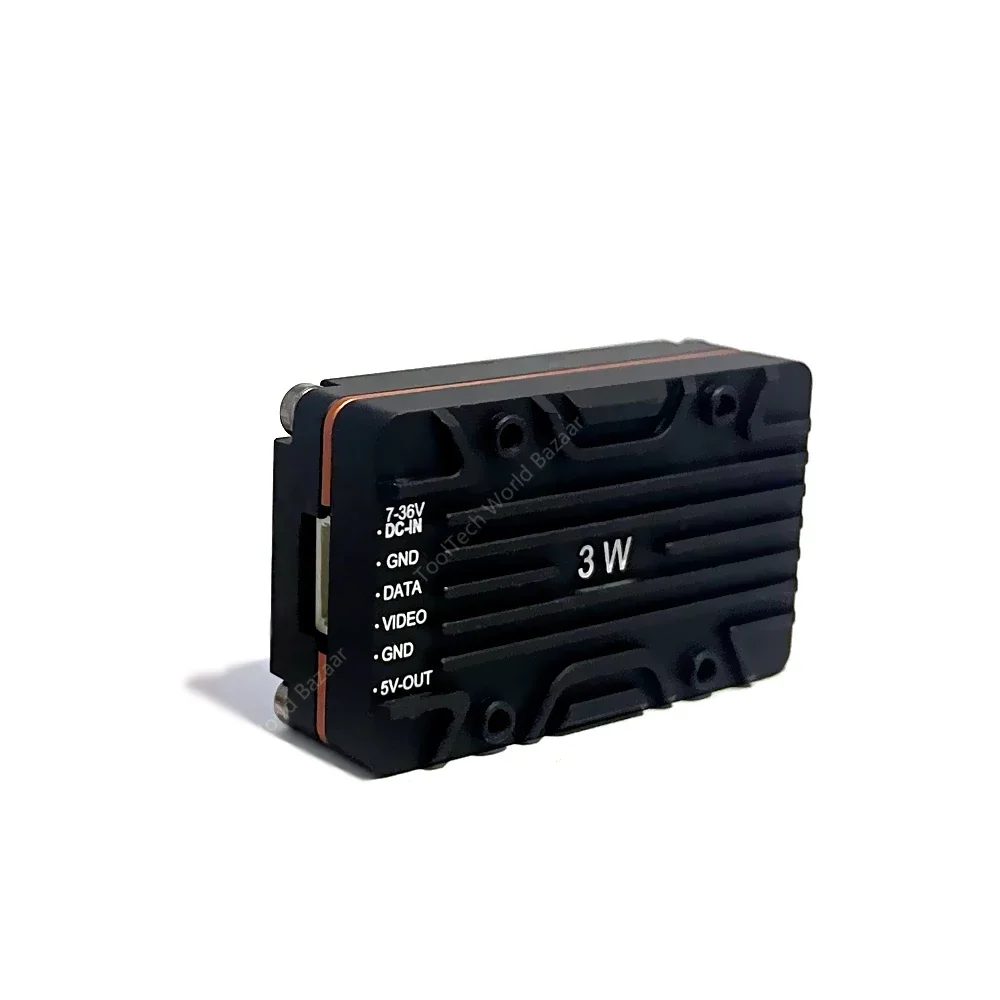 5.8G high definition analog image transmission 3W high power heat dissipation in-line interface FPV traverser