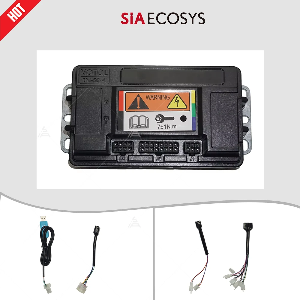 

Программируемый контроллер Votol EM50-4 72 В 2000 Вт, однолинейный протокол, синусоидальный FOC для настройки электронных скутеров и мотоциклов